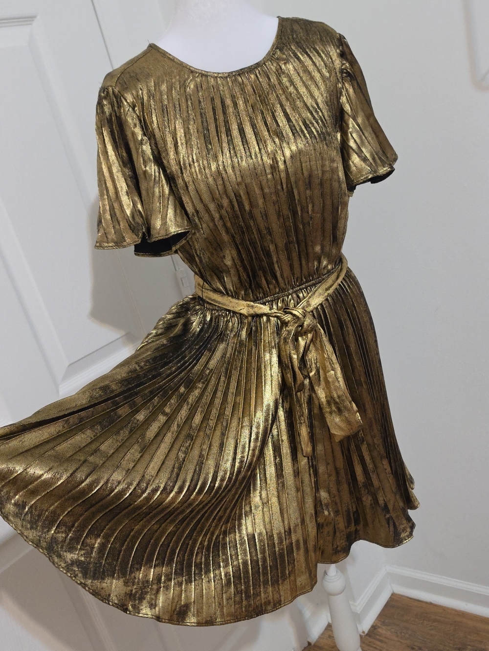 Sam Edelman Metallic Gold Dress